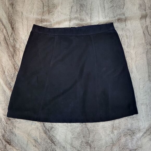 Hollister blue button down mini skirt - Picture 3 of 7